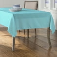 thumbnail image 2 of LA Linen Polyester Poplin 60 by 84-Inch Rectangular Tablecloth, Turquoise Light, 2 of 2