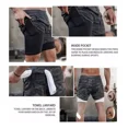 thumbnail image 4 of Short Deportivo Hombre Gym 2 En 1 Bolsa Movil Mod Bullpadel, 4 of 4