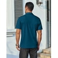 thumbnail image 3 of Thrilos Polo Shirts for Men Short Sleeve Dry Fit Shirts Printed Collar Casual Golf Polo Shirts, 3 of 8