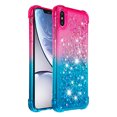 thumbnail image 2 of Funda para iPhone Xs Max Transparente con Brillos Carcasa Protectora Antigolpes con Glitter Brillante, 2 of 5