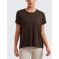 thumbnail image 2 of Remera CRZ YOGA Large Hot Fudge Brown Holgada para Yoga, 2 of 6
