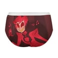 thumbnail image 4 of Hazbin Hotel Alastor Radio Demon Women's Brief Lady Lace Underwear Breathable Elastic Sexy Bikini Hipster Panties, 4 of 6