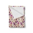 thumbnail image 2 of Floral Soft Flannel Fleece Blanket, Silhouette Pastel Colored Spring Carnations and Tulips with Smudged Petal Background, Cozy Plush for Indoor and Outdoor Use, 50" x 70", Multicolor, by Ambesonne, 2 of 5