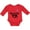 Red, variant on Inktastic Nashville Girls Long Sleeve Baby Bodysuit