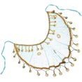 thumbnail image 1 of Facial para de Vientre Accesorio y Cómodo para Actuaciones y Disfraces Diseño de Tul Azul, 1 of 5