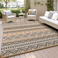 thumbnail image 4 of Outdoor Rug Carpet x ft Colorful Patio RugsBoho Reversible RV Camping Rug Mat for Camper Balcony Backyard Picnic Deck Rug Portable Colorful, 4 of 5