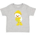 thumbnail image 3 of Inktastic Cute Duck, Baby Duck, Duck in Raincoat, Rain Boys or Girls Toddler T-Shirt, 3 of 5