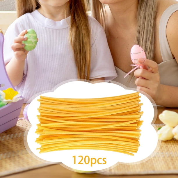120 palitos de espagueti de cera de abejas para crayones de cera de abejas Pysanky ucranianos, crayones de cera caliente, materiales de arte, decoraci