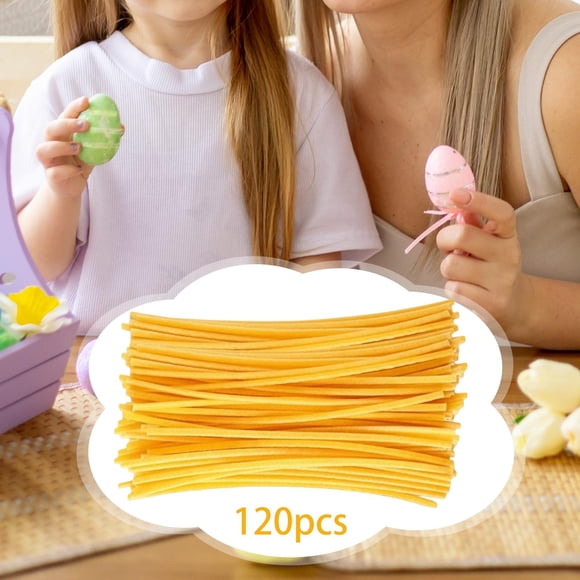 Elodie 120 Pcs Bâtonnets de Cire d'Abeille Décoration de Fête pour Pysanky Ukrainien