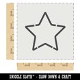 thumbnail image 2 of Star Shape Excellent Outline DIY Cookie Wall Craft Stencil - 4.5 Inch, 2 of 5