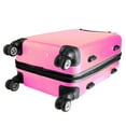 thumbnail image 4 of Pink Baltimore Ravens 21" 8-Wheel Hardcase Spinner Carry-On, 4 of 6