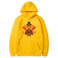 thumbnail image 4 of Wyzesi Plus Size Sweatshirts for Men 4X-5X Red Men Hoodie Thanksgiving Letter Print Pocket Drawstring Print Hoodie, 4 of 4