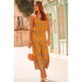 thumbnail image 3 of LASCANA Women's Paisley Print Maxi Dress Shirring, 3 of 5