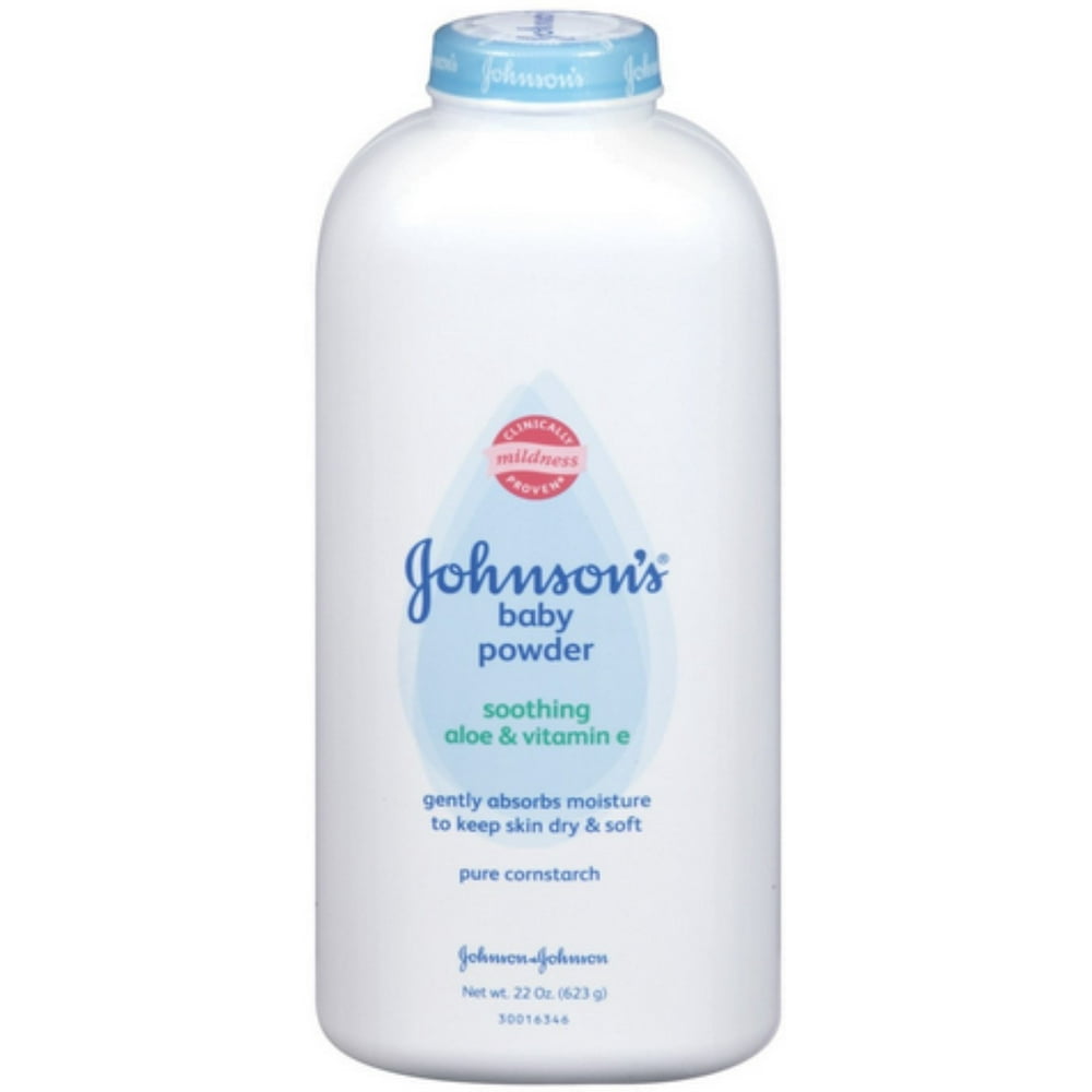 JOHNSON'S Pure Cornstarch Baby Powder 22 oz (Pack of 2)