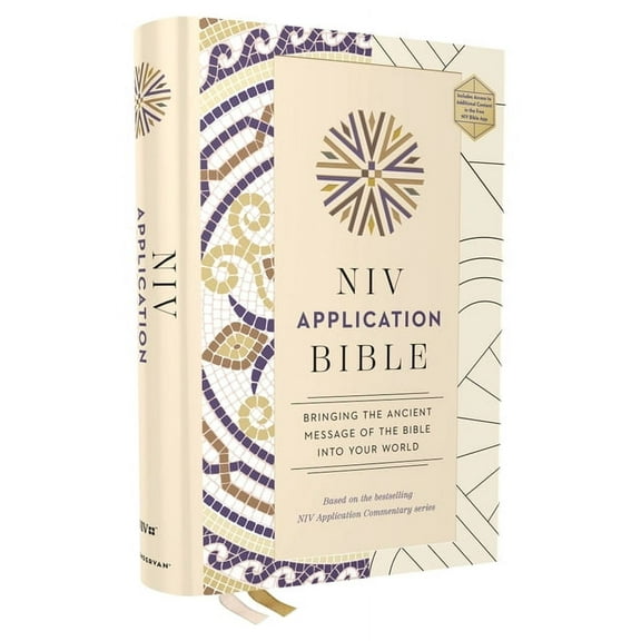 NIV Application Commentary Resources NIV Application Bible, Hardcover, Multi-Cream, Red Letter, Comfort Print: Bringing the Ancient Message of the Bible Into, (Hardcover)