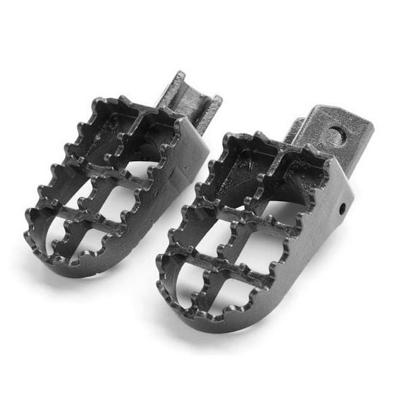 Krator MX Foot Pegs Motocross Dirt Bike Footrests L & R Compatible with 1987-2012 Yamaha TW200