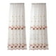 thumbnail image 2 of Herunwer Embroidered Sheer Christmas Window Curtains for Living Room- Xmas Tree Santa Patterned Drapes for Winter Holiday Bedroom Dining Room Decor, 2 of 6