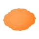 thumbnail image 2 of Mantel individual de mesa, mantel individual de silicona, tapete de escritorio, tapete decorativo ovalado, resistente al calor Naranja, 2 of 9