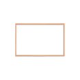thumbnail image 1 of Quartet Dry-Erase Board, Non-Magnetic, Maple Wood Frame, Whiteboard, 36” x 24”, 1 of 4