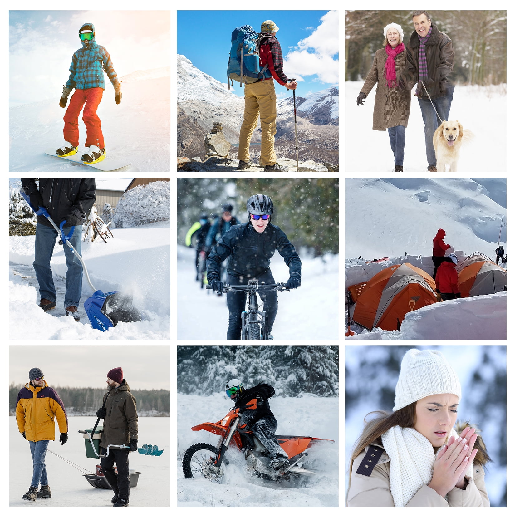 SAVIOR Heated Gloves With Battery - Heated motorcycle gloves for Men Women With Touchsreen,Rechargeable Winter Cycling Gloves for Hunting,Skiing,Ice Fishing,Hiking,Hand Warmers