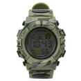 thumbnail image 3 of Reloj Deportivo Reloj Cronógrafo Noctilucente Impermeable para Hombres Regalo para Estudiantes Color Camuflaje Al Aire Libre Verde, 3 of 12