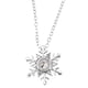 thumbnail image 1 of KAKOWELY Collar con colgante de copo de nieve con proyección en 100 idiomas "Te amo" para mujeres y niñas., 1 of 4