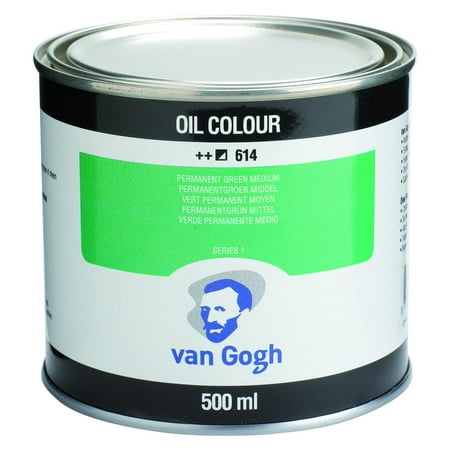 UPC: 8712079344627 | Van Gogh Oil Color 500ml Can Permanent Green Medium