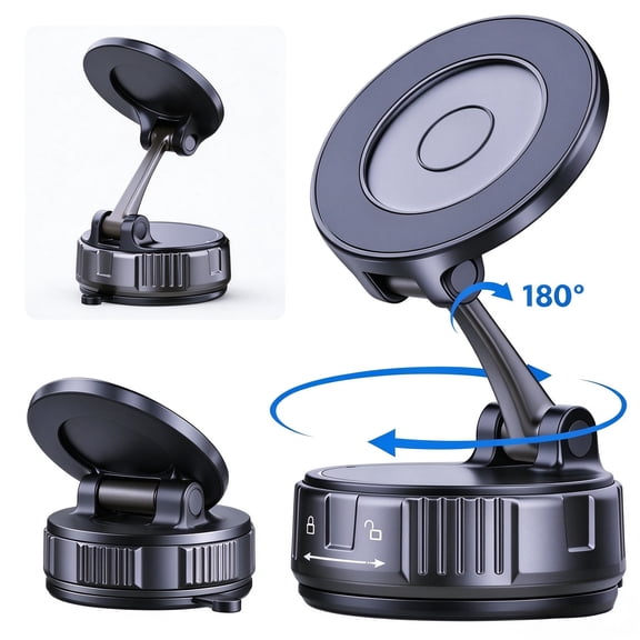 Phone Holders Safe Car Mount 360° Adjustable Phone Mount for Your Car Compatible for iPhone 17 Pro Max 16 15 14 13 12 Air Plus, Car Essentials Accessories