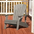 thumbnail image 5 of Lifetime Polystyrene Outdoor Adirondack Chair, Gray (60204), 5 of 11