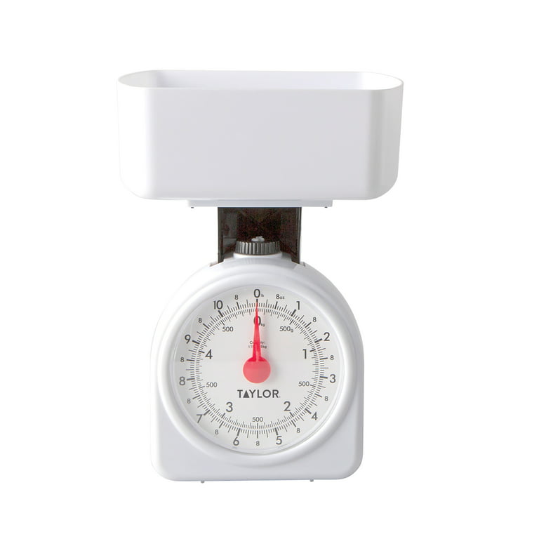 Taylor Scales Analog Bath Scale - White
