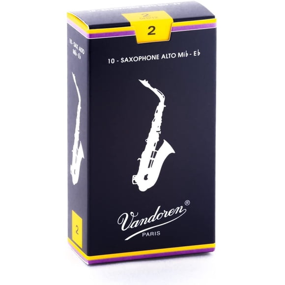 Vandoren SR212 Anches de Saxophone Alto Traditionnel - Force 2