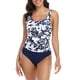 thumbnail image 4 of Augper Women's New Fashion Splicing Swimsuit Sexy Casual Bikini Piece Swimsuit, 4 of 9