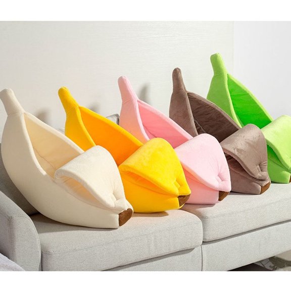 Toyvian Warm Khaki Pet Nest Bed for Dog and Cat Perfect for Home and Travel