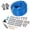 Blue 1/2" x 200 Ft, variant on 3/4" x 100ft PEX-AL-PEX Tubing with Aluminum Outlet Blocks, Compressed Air Piping System, Compressor Hose Accessories, Black Tubing