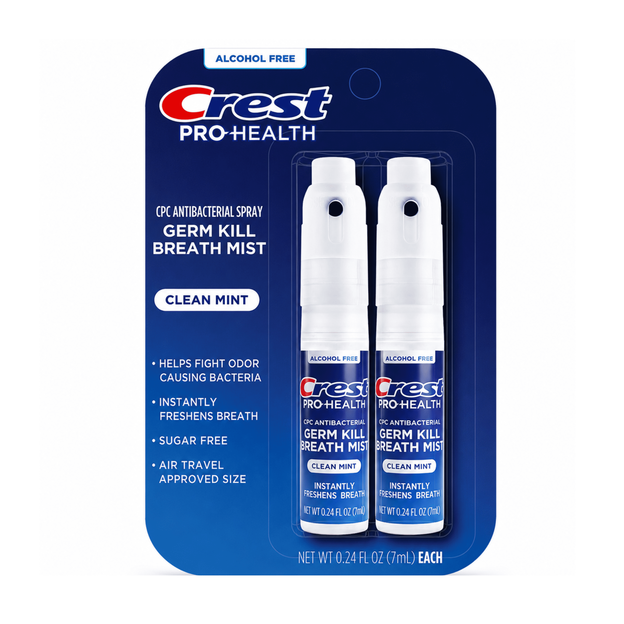 (2 pack) Crest Pro-Health Breath Mist, 2 pack
