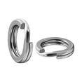 thumbnail image 4 of 100xStainless Steel Bait Ring Bait Hook Connector O-Ring Fishing Gear Accessorie, 4 of 11