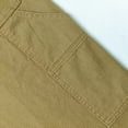 thumbnail image 4 of Men's Pants Men's Casual Cotton Straight Hole Trousers Jeans Pants Full Length Pants Work Pants for Men Construction Khaki L, 4 of 6