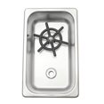 thumbnail image 3 of DIBTSA Pitcher Rinser, Automatic Glass Cup Washer, Stainless Steel Coffee Milk Tea Cup Cleaner Sink, for Home Kitchen Hotel Bar Restaurant (10.4x6.4x2.6 Inch), 3 of 9