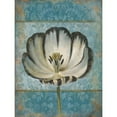 thumbnail image 3 of Grey, Jace 12x14 Black Modern Framed Museum Art Print Titled - Single Flower 1, 3 of 5