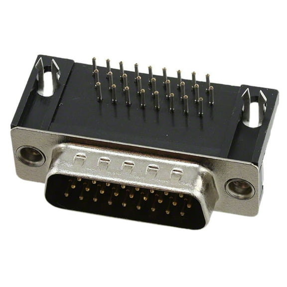 10090926-P264XLF Connector 26 Position D-Sub, High Density Plug, Male Pins