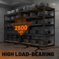 thumbnail image 3 of HOKEEPER Heavy Duty Storage Shelves 5-Tier Adjustable Garage Shelves for Storage 2600LBS, 48"W x 24"D x 72.05"H Commercial Industrial Shelving Units for Garage Pantry Kitchen Black, 3 of 8