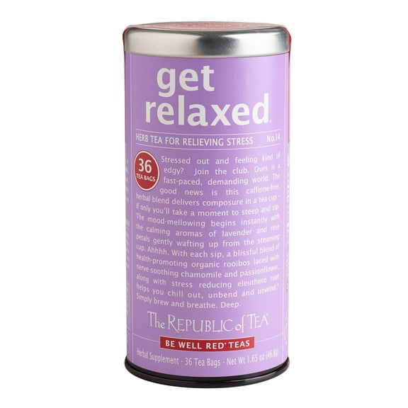 The Republic of Tea Get Relaxed Tea 1.65 oz. Pack of 2