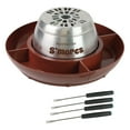 thumbnail image 1 of Nostalgia Indoor Electric Stainless Steel S'mores Maker with 4 Lazy Susan Compartment Trays, 1 of 6