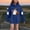 Blue, variant on Piuwrlz Kids Pattern Hat Hoodies for Girls Halloween Hood Sweatshirts Long Sleeve Pullover Purple Size 9-10Years
