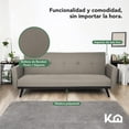 thumbnail image 4 of Sofá Cama Reclinable 3 Personas Kingshouse Minimalista 2 Posiciones Beige, 4 of 8