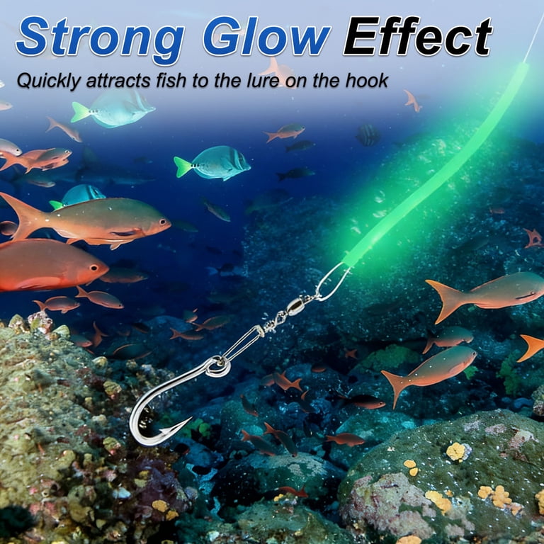deep sea fish glowing lure DUNKTEAM Drop Underwater Fishing Light, Eye Lighted Bait, Deep LED Fishing Lures Kit, Underwater Flasher Lures 5PCS : Sports & Outdoors This is the ANGLERFISH