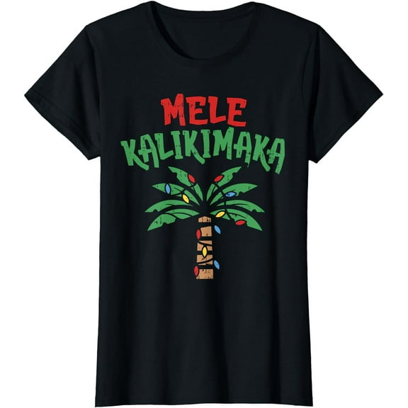 Mele Kalikimaka Palm Tree Shirt Hawaiian Christmas In July T-Shirt
