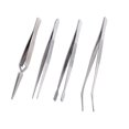 thumbnail image 2 of Pince à Épiler d'Entretien en Acier Inoxydable 4Pcs Ensemble Pratique Robuste Précis Pointu Plat Courbé Pince Kit 1383, 2 of 12