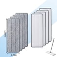 thumbnail image 2 of Replacement Microfiber Spray Mop Pads, 13 x 4.7 Inch Household Mop Cloth Refills, Reusable Microfiber Mop Heads for Floor Cleaning, Washable Mop Pads for Spray Mop, 2 of 7