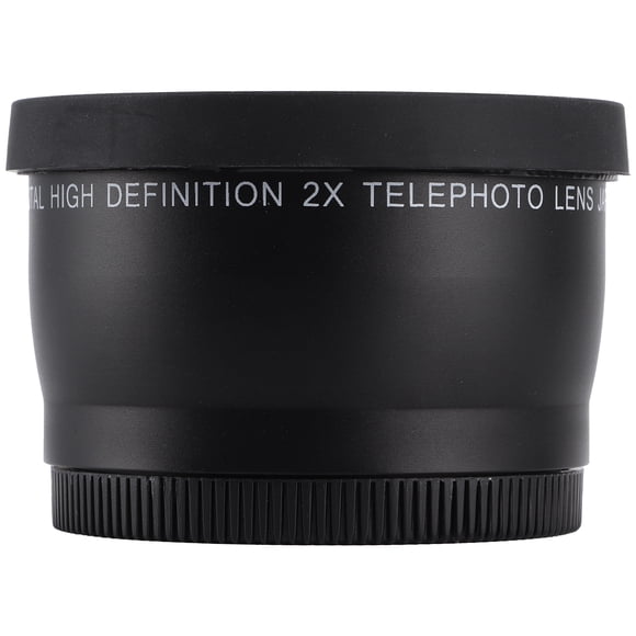 Lente De Aumento De Cámara, Teleobjetivo Duradero, Para Lente De Cámara Con Diámetro De Filtro De 55 Mm